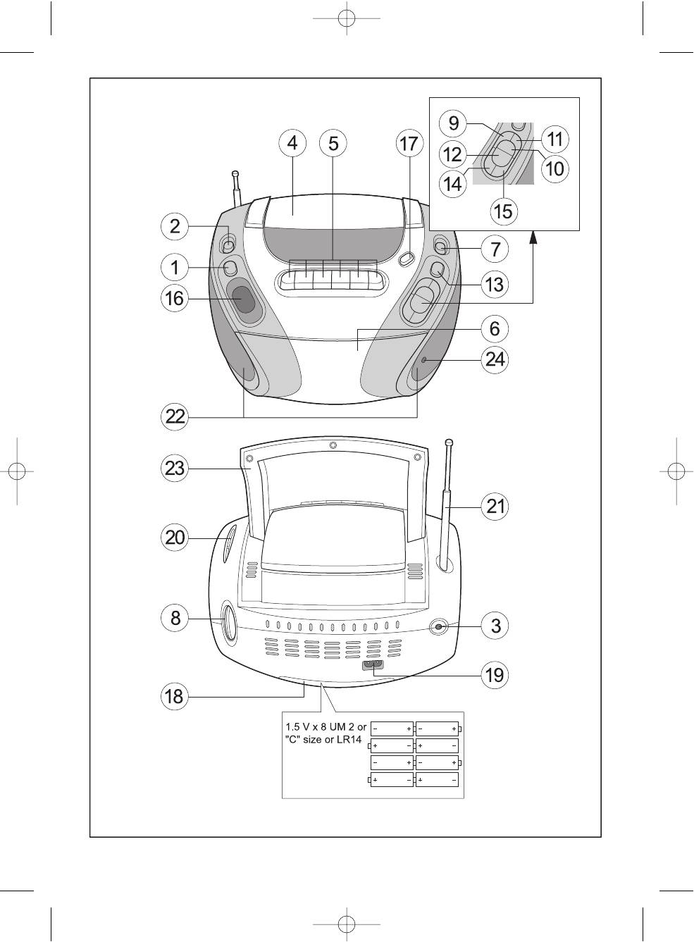 Схема vitek vt 3008