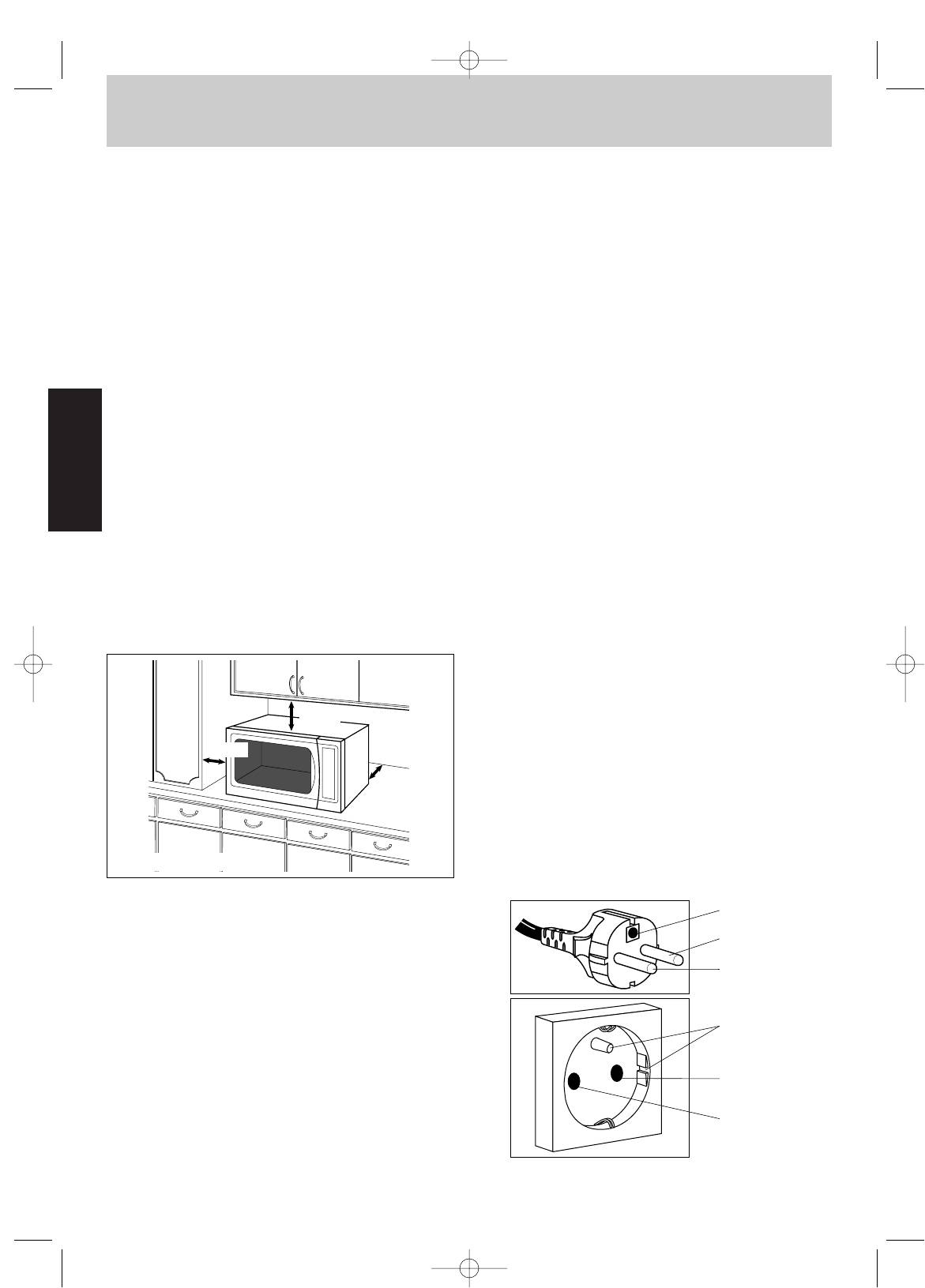 Микроволновая Печь Panasonic NN-S215WF. Установка и подключение